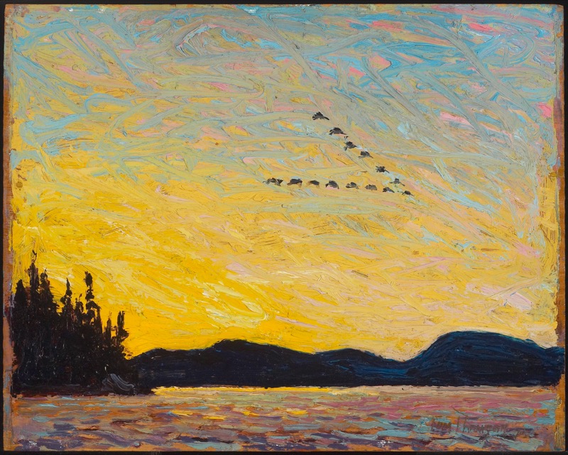 Round Lake, Mud Bay, Fall 1915 (1915.113) Catalogue entry Tom